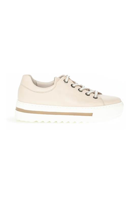 Gabor Sneakers i skinn Beige