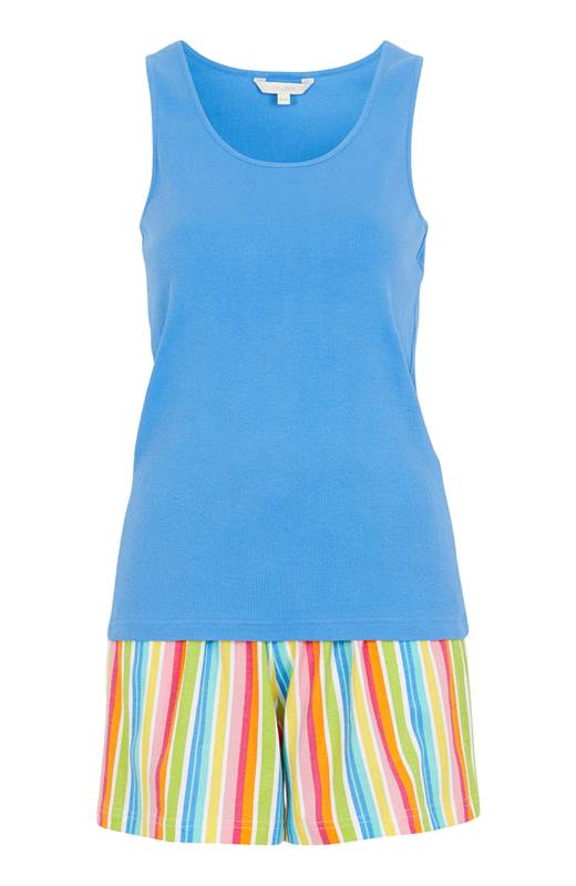 Cellbes Pyjamas Randig Blå