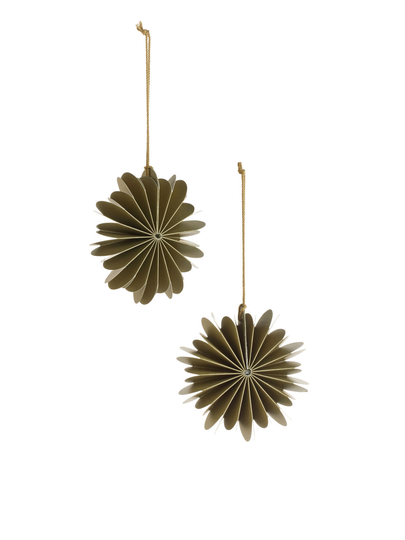 Honeycomb Ornaments 10 cm - Green